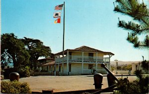 Vtg Old Custom House Monterey California CA Unused Chrome Postcard