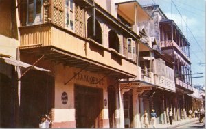 Postcard Trinidad West Indies - Charlotte Street, Port-of-Spain