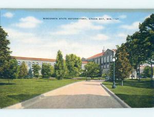 Unused Linen STATE REFORMATORY Green Bay Wisconsin WI p1268