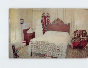 Postcard Third floor Bedroom, Healy House State Museum, Leadville, Colorado