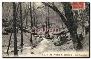 Vaux Cernay Old Postcard Waterfalls