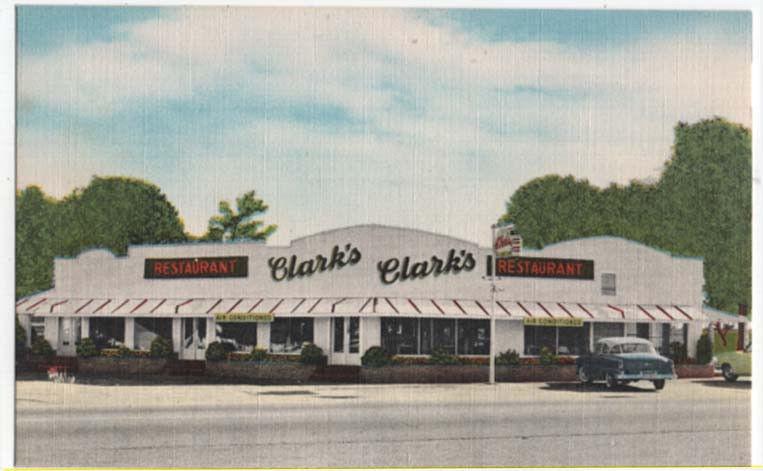 Santee, South Carolina,  Early View of Clark's Restaurant