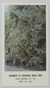 Skirmish at Hanging Rock Pass - Romney, West Virginia - Vintage Postcard