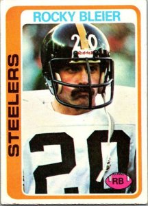 1978 Topps Football Card Rocky Bleier Pittsburgh Steelers sk7467