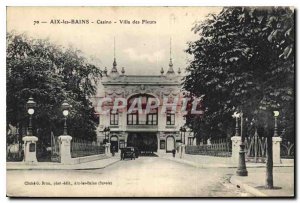 Old Postcard Aix les Bains Casino Villa des Fleurs