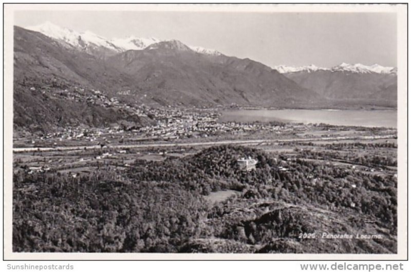 Switzerland Locarno Panorama 1952 Photo