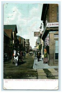 1910 Thames St. View from Post Office, Newport Rhode Island RI Postcard