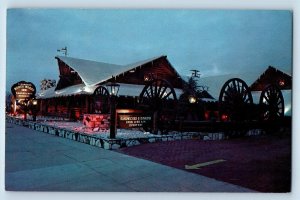 San Gabriel California CA Postcard California Clearman's North Woods Inn c1960s