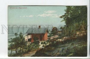 439900 Latvia Riga seaside Majori Jurmala beach cabins Vintage RPPC