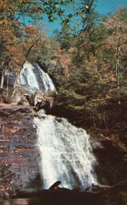 Vintage Postcard Greetings From Georgia Anna Ruby Falls Chattahoochee Forest GA