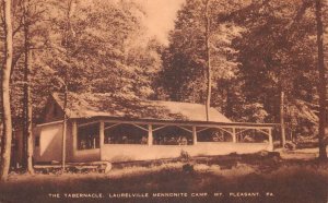 Mt Pleasant Pennsylvania Laurelville Mennonite Camp Tabernacle Postcard AA61090