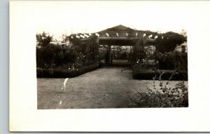 Vintage Photo RPPC Postcard Garden Atrium Divided Back UNUSED