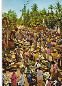 BT14764 Village market scene          Indonesia