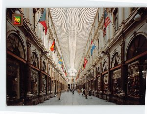 Postcard Royal Gallery of Saint Hubert Brussels Belgium