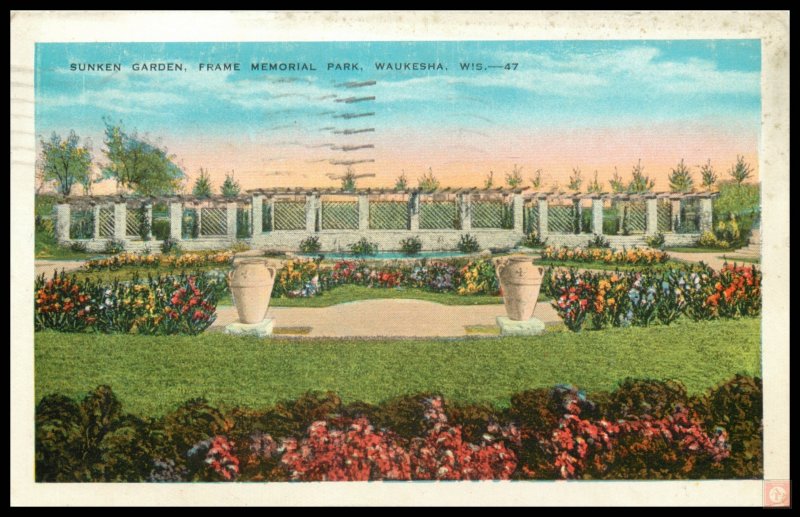 Sunken Garden, Frame Memoral Park, Waukesha, WI