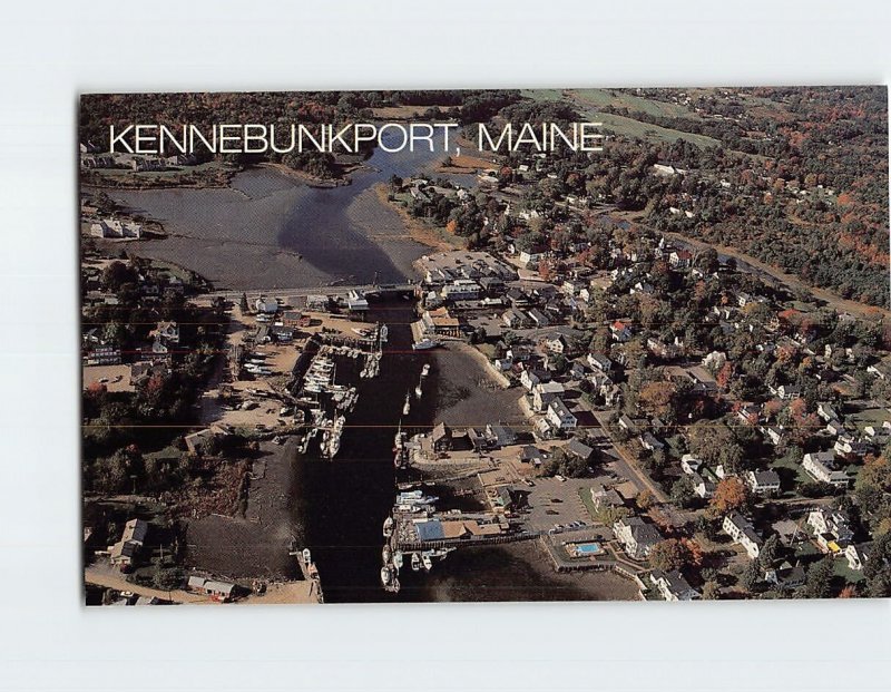 Postcard Kennebunk River At Low Tide, Kennebunkport, Maine