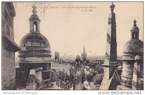 France Dijon Vue Prise de leglise Saint-Michel 1936