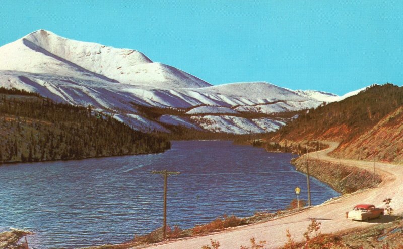 Postcard Summit Lake Highest Elevation On Highway For Hunters Fishermen Alaska