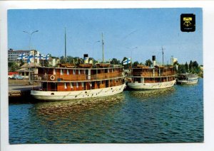 402114 FINLAND MIKKELI ships  Old postcard