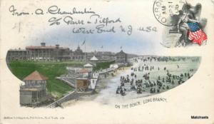 C-1905 On the beach LONG BRANCH NEW JERSEY Livingston 