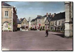 Postcard Modern Guerche of Brittany Square Church