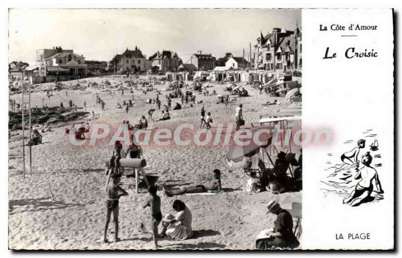 Postcard Old Croisic The Beach