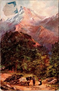 Les Pyrenees Tucks 901 P Les Pyrenees Vintage Postcard A52