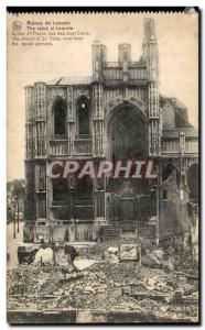 Old Postcard Belgium Leuven Church Ruins St Pierre for the seven corners