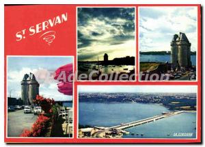 Modern Postcard Saint Servan Solidor Tower And Dam De La Rance