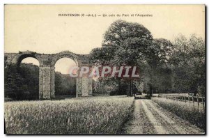 Old Postcard Maintenon A Corner of Park and Aqueduct