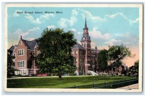 1920 State Normal School Exterior Building Winona Minnesota MN Vintage Postcard