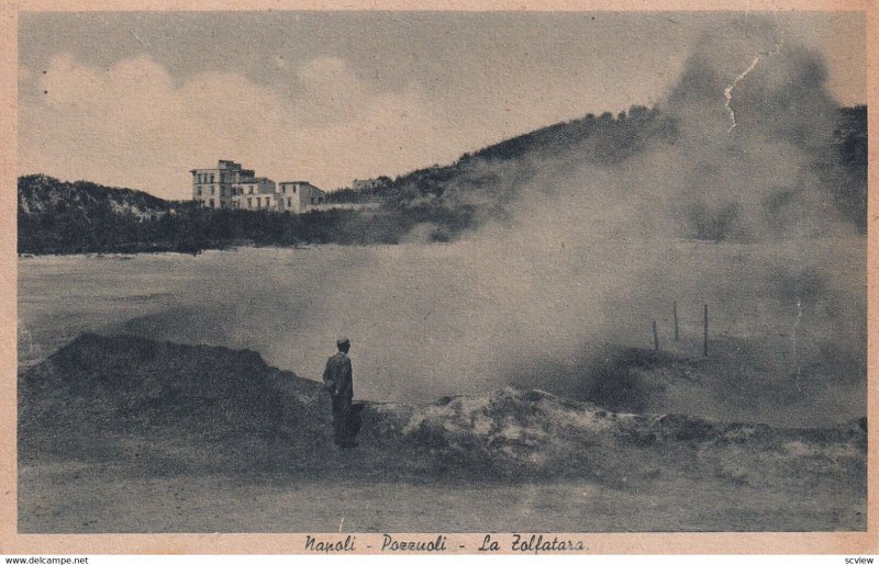 NAPOLI, Campania, Italy, 1900-1910s; Pozzuoli, La Zalfatara