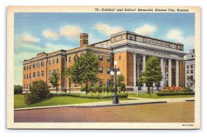 Soldiers' And Sailors' Memorial Kansas City Kansas Postcard