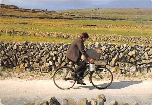 Man Cycling in Countryside Man Cycling in Countryside