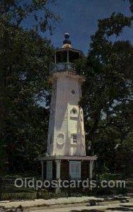Baldwin Wood Light house, Biloxi, Mississippi USA Lighthouse Unused 