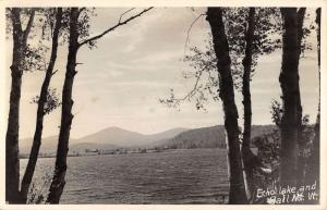 Ball Mt Vermont Echo Lake Waterfront Real Photo Antique Postcard K95272