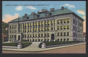 New Hampshire MANCHESTER Central Classical High School Building ~ Linen