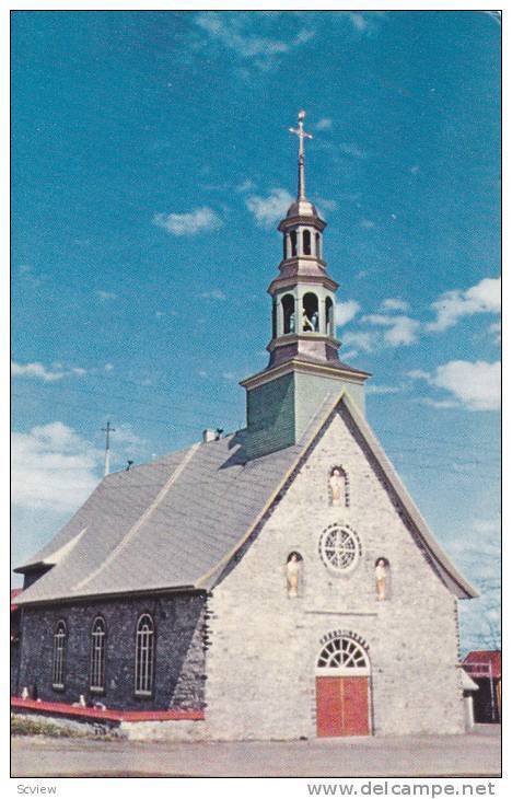 Church of St. Francois, Isle of Orleans, Quebec, Canada, 40-60s