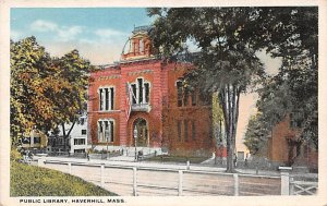 Public Library Haverhill MA USA Postcard
