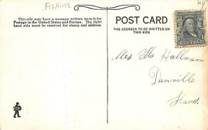 The Cat-ch of the Season Cat on a Line Fishing Postcard