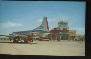 Roanoke VA TERMINAL BUILDING American Airlines Postcard 