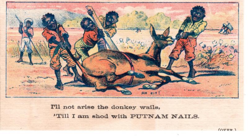 VICTORIAN TRADE CARD,  PUTNAM NAIL.