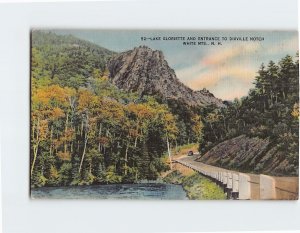 Postcard Lake Gloriette and Entrance to Dixville Notch White Mountains NH USA