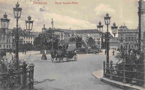 Ernst August Platz Hannover Lower Saxony Germany 1909 postcard