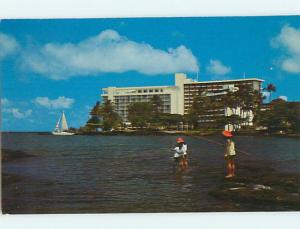 Unused Pre-1980 NANILOA HOTEL AT HILO BAY Hilo Hawaii HI Q4058