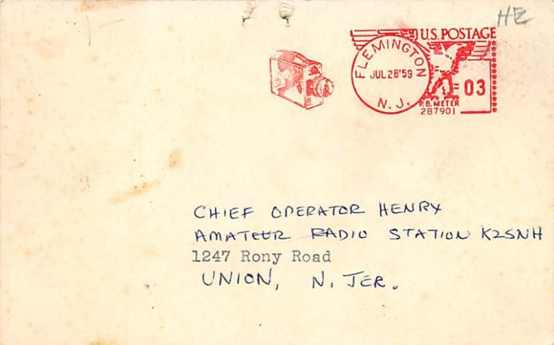 K2PQR Flemington, NJ, USA QSL 1959 
