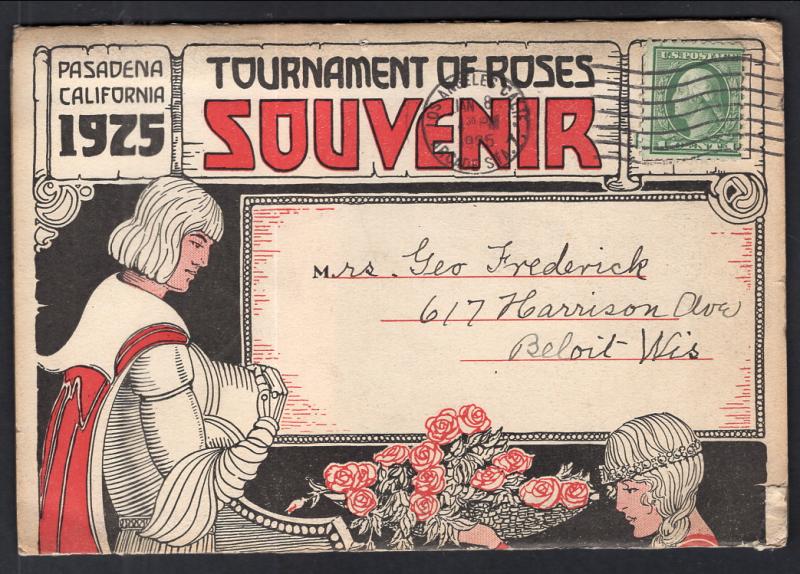 1925 Tournament of Roses Souvenir Folder