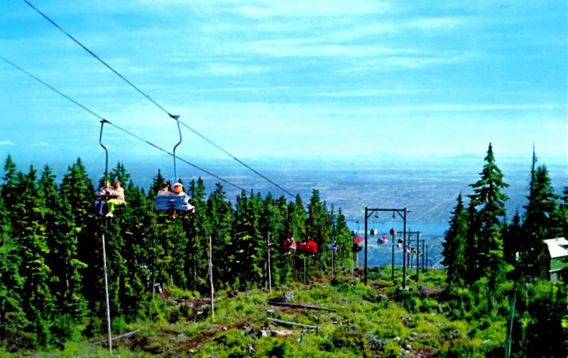 Canada - BC, North Vancouver. Grouse Mountain  (Aerial Lift)