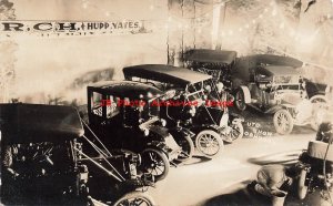 WI, Oshkosh, Wisconsin, RPPC, Auto Show, RCH Hupp, Yates, Photo