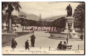 Postcard The Old Nice and the Massena Square Monument